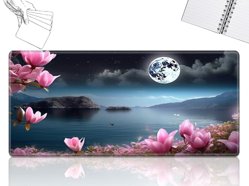 GFRGTFHYT for MTG Playmat, Game Play Mat for MTG TCG 61.0 cmx35.6 cm Trading Card Inked Game Playmats with Stitched Smooth Rubber Surface Battle Game Play Mats Desk Mousepad, A Oriental Cherry Moon GFRGTFHYT for MTG Playmat, Game Play Mat for MTG TCG 61.0 cmx35.6 cm Trading Card Inked Game Playmats with Stitched Smooth Rubber Surface Battle Game Play Mats Desk Mousepad, A Oriental Cherry Moon von GFRGTFHYT