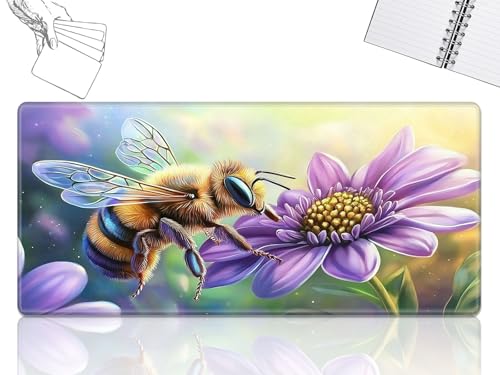 GFRGTFHYT for MTG Playmat, Game Play Mat for MTG TCG 61.0 cmx35.6 cm Trading Card Inked Game Playmats with Stitched Smooth Rubber Surface Battle Game Play Mats Desk Mousepad, Bee Flower GFRGTFHYT for MTG Playmat, Game Play Mat for MTG TCG 61.0 cmx35.6 cm Trading Card Inked Game Playmats with Stitched Smooth Rubber Surface Battle Game Play Mats Desk Mousepad, Bee Flower von GFRGTFHYT