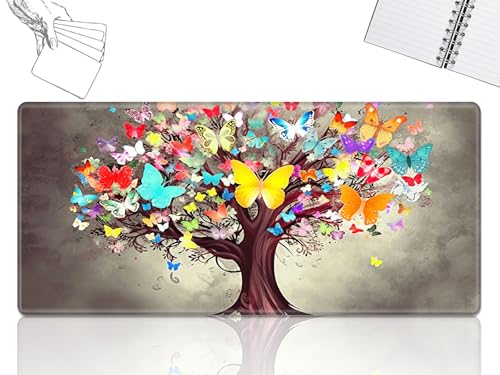 GFRGTFHYT for MTG Playmat, Game Play Mat for MTG TCG 61.0 cmx35.6 cm Trading Card Inked Game Playmats with Stitched Smooth Rubber Surface Battle Game Play Mats Desk Mousepad, Butterfly Tree GFRGTFHYT for MTG Playmat, Game Play Mat for MTG TCG 61.0 cmx35.6 cm Trading Card Inked Game Playmats with Stitched Smooth Rubber Surface Battle Game Play Mats Desk Mousepad, Butterfly Tree von GFRGTFHYT