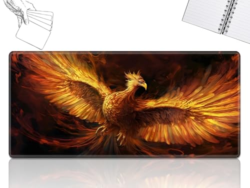 GFRGTFHYT for MTG Playmat, Game Play Mat for MTG TCG 61.0 cmx35.6 cm Trading Card Inked Game Playmats with Stitched Smooth Rubber Surface Battle Game Play Mats Desk Mousepad, Cool Phoenix GFRGTFHYT for MTG Playmat, Game Play Mat for MTG TCG 61.0 cmx35.6 cm Trading Card Inked Game Playmats with Stitched Smooth Rubber Surface Battle Game Play Mats Desk Mousepad, Cool Phoenix von GFRGTFHYT