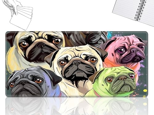 GFRGTFHYT for MTG Playmat, Game Play Mat for MTG TCG 61.0 cmx35.6 cm Trading Card Inked Game Playmats with Stitched Smooth Rubber Surface Battle Game Play Mats Desk Mousepad, Cute Dogs GFRGTFHYT for MTG Playmat, Game Play Mat for MTG TCG 61.0 cmx35.6 cm Trading Card Inked Game Playmats with Stitched Smooth Rubber Surface Battle Game Play Mats Desk Mousepad, Cute Dogs von GFRGTFHYT