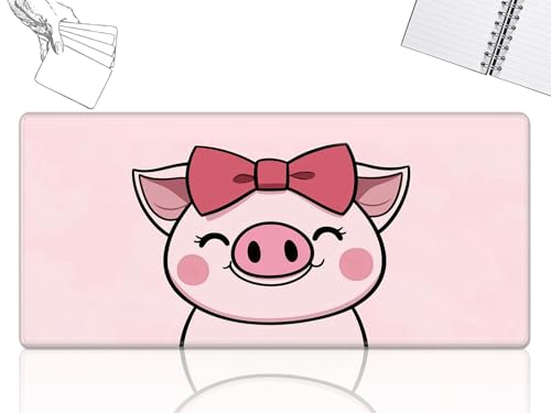 GFRGTFHYT for MTG Playmat, Game Play Mat for MTG TCG 61.0 cmx35.6 cm Trading Card Inked Game Playmats with Stitched Smooth Rubber Surface Battle Game Play Mats Desk Mousepad, Cute Pink Pig GFRGTFHYT for MTG Playmat, Game Play Mat for MTG TCG 61.0 cmx35.6 cm Trading Card Inked Game Playmats with Stitched Smooth Rubber Surface Battle Game Play Mats Desk Mousepad, Cute Pink Pig von GFRGTFHYT