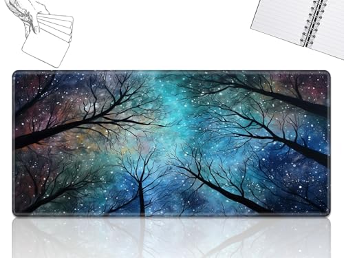 GFRGTFHYT for MTG Playmat, Game Play Mat for MTG TCG 61.0 cmx35.6 cm Trading Card Inked Game Playmats with Stitched Smooth Rubber Surface Battle Game Play Mats Desk Mousepad, Galaxy Art Forest GFRGTFHYT for MTG Playmat, Game Play Mat for MTG TCG 61.0 cmx35.6 cm Trading Card Inked Game Playmats with Stitched Smooth Rubber Surface Battle Game Play Mats Desk Mousepad, Galaxy Art Forest von GFRGTFHYT