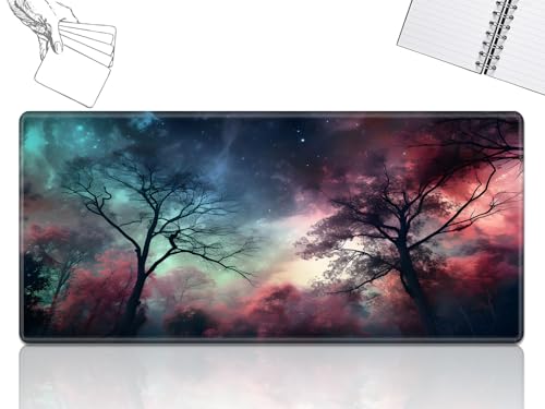 GFRGTFHYT for MTG Playmat, Game Play Mat for MTG TCG 61.0 cmx35.6 cm Trading Card Inked Game Playmats with Stitched Smooth Rubber Surface Battle Game Play Mats Desk Mousepad, Galaxy Tree GFRGTFHYT for MTG Playmat, Game Play Mat for MTG TCG 61.0 cmx35.6 cm Trading Card Inked Game Playmats with Stitched Smooth Rubber Surface Battle Game Play Mats Desk Mousepad, Galaxy Tree von GFRGTFHYT