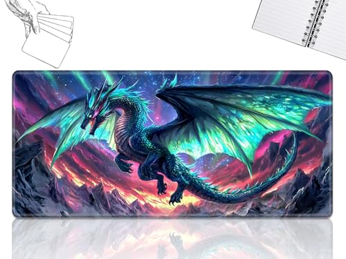 GFRGTFHYT for MTG Playmat, Game Play Mat for MTG TCG 61.0 cmx35.6 cm Trading Card Inked Game Playmats with Stitched Smooth Rubber Surface Battle Game Play Mats Desk Mousepad, K Dragon GFRGTFHYT for MTG Playmat, Game Play Mat for MTG TCG 61.0 cmx35.6 cm Trading Card Inked Game Playmats with Stitched Smooth Rubber Surface Battle Game Play Mats Desk Mousepad, K Dragon von GFRGTFHYT
