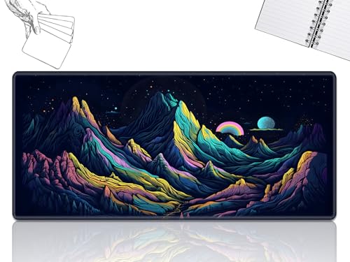GFRGTFHYT for MTG Playmat, Game Play Mat for MTG TCG 61.0 cmx35.6 cm Trading Card Inked Game Playmats with Stitched Smooth Rubber Surface Battle Game Play Mats Desk Mousepad, Mountains Desert GFRGTFHYT for MTG Playmat, Game Play Mat for MTG TCG 61.0 cmx35.6 cm Trading Card Inked Game Playmats with Stitched Smooth Rubber Surface Battle Game Play Mats Desk Mousepad, Mountains Desert von GFRGTFHYT