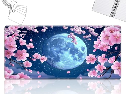 GFRGTFHYT for MTG Playmat, Game Play Mat for MTG TCG 61.0 cmx35.6 cm Trading Card Inked Game Playmats with Stitched Smooth Rubber Surface Battle Game Play Mats Desk Mousepad, Oriental Cherry Moon GFRGTFHYT for MTG Playmat, Game Play Mat for MTG TCG 61.0 cmx35.6 cm Trading Card Inked Game Playmats with Stitched Smooth Rubber Surface Battle Game Play Mats Desk Mousepad, Oriental Cherry Moon von GFRGTFHYT