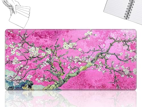 GFRGTFHYT for MTG Playmat, Game Play Mat for MTG TCG 61.0 cmx35.6 cm Trading Card Inked Game Playmats with Stitched Smooth Rubber Surface Battle Game Play Mats Desk Mousepad, Plum Blossom GFRGTFHYT for MTG Playmat, Game Play Mat for MTG TCG 61.0 cmx35.6 cm Trading Card Inked Game Playmats with Stitched Smooth Rubber Surface Battle Game Play Mats Desk Mousepad, Plum Blossom von GFRGTFHYT