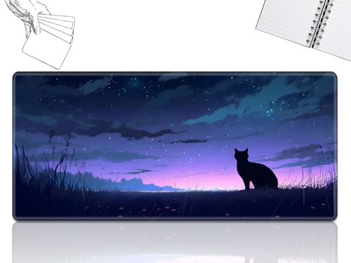GFRGTFHYT for MTG Playmat, Game Play Mat for MTG TCG 61.0 cmx35.6 cm Trading Card Inked Game Playmats with Stitched Smooth Rubber Surface Battle Game Play Mats Desk Mousepad, Purple Galaxy Cat GFRGTFHYT for MTG Playmat, Game Play Mat for MTG TCG 61.0 cmx35.6 cm Trading Card Inked Game Playmats with Stitched Smooth Rubber Surface Battle Game Play Mats Desk Mousepad, Purple Galaxy Cat von GFRGTFHYT