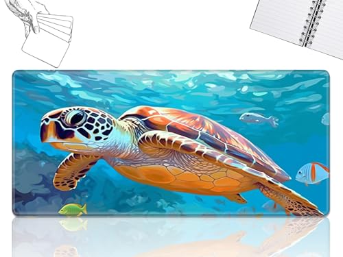 GFRGTFHYT for MTG Playmat, Game Play Mat for MTG TCG 61.0 cmx35.6 cm Trading Card Inked Game Playmats with Stitched Smooth Rubber Surface Battle Game Play Mats Desk Mousepad, Sea Turtle GFRGTFHYT for MTG Playmat, Game Play Mat for MTG TCG 61.0 cmx35.6 cm Trading Card Inked Game Playmats with Stitched Smooth Rubber Surface Battle Game Play Mats Desk Mousepad, Sea Turtle von GFRGTFHYT