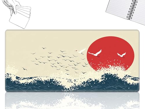 GFRGTFHYT for MTG Playmat, Game Play Mat for MTG TCG 61.0 cmx35.6 cm Trading Card Inked Game Playmats with Stitched Smooth Rubber Surface Battle Game Play Mats Desk Mousepad, Sun Sea Wave GFRGTFHYT for MTG Playmat, Game Play Mat for MTG TCG 61.0 cmx35.6 cm Trading Card Inked Game Playmats with Stitched Smooth Rubber Surface Battle Game Play Mats Desk Mousepad, Sun Sea Wave von GFRGTFHYT
