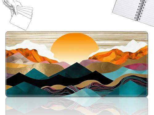 MTG Playmat, Spielmatte für MTG TCG, 61 x 35,6 cm, Sammelkarte, eingefärbtes Spielmatte mit genähter glatter Gummi-Oberfläche, Kampfspiel, Spielmatten, Schreibtisch-Mauspad, Kunst Berg abstraktes MTG Playmat, Spielmatte für MTG TCG, 61 x 35,6 cm, Sammelkarte, eingefärbtes Spielmatte mit genähter glatter Gummi-Oberfläche, Kampfspiel, Spielmatten, Schreibtisch-Mauspad, Kunst Berg abstraktes von GFRGTFHYT