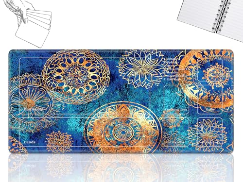 Playmat für MTG-Karten Spielmatte mit rutschfester Gummiunterseite, genähte Feldregeln, Zonen, Spielmatte, Schreibtischmatten mit Mandragora-Kunst, Größe 61 x 35,6 cm, Mauspad für MTG TCG Kartenspiel Playmat für MTG-Karten Spielmatte mit rutschfester Gummiunterseite, genähte Feldregeln, Zonen, Spielmatte, Schreibtischmatten mit Mandragora-Kunst, Größe 61 x 35,6 cm, Mauspad für MTG TCG Kartenspiel von GFRGTFHYT