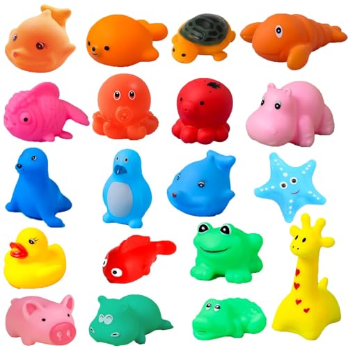 Badewannenspielzeug, 19 Stück Baby Badespielzeug Wasserspielzeug, Badespielzeug, Badewanne Pool Spielzeug für Jungen Mädchen Geschenk Badewannenspielzeug, 19 Stück Baby Badespielzeug Wasserspielzeug, Badespielzeug, Badewanne Pool Spielzeug für Jungen Mädchen Geschenk von GFTCGK