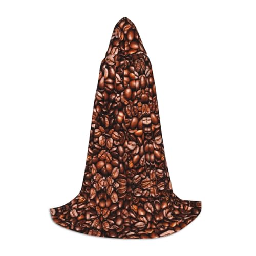 GFXEDSAH Lustiger Kapuzenumhang mit geröstetem Kaffeebohnen, mittelalterlicher Umhang mit bequemer Kapuze, perfekt für Rollenspiele und Partys GFXEDSAH Lustiger Kapuzenumhang mit geröstetem Kaffeebohnen, mittelalterlicher Umhang mit bequemer Kapuze, perfekt für Rollenspiele und Partys von GFXEDSAH