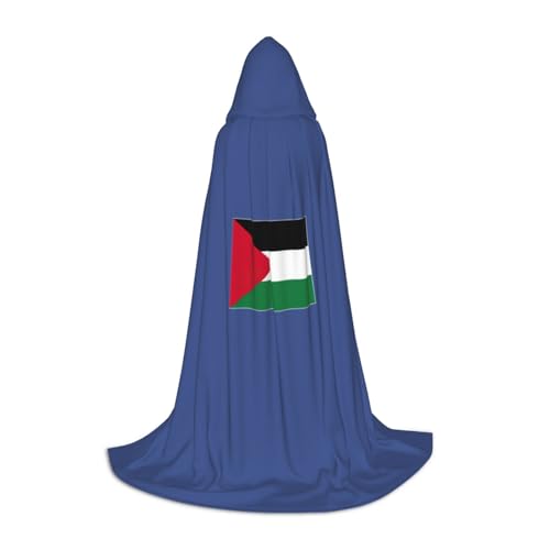 GFXEDSAH Umhang mit Palästina-Flagge, mittelalterlicher Umhang mit bequemer Kapuze, perfekt für Rollenspiele und Partys GFXEDSAH Umhang mit Palästina-Flagge, mittelalterlicher Umhang mit bequemer Kapuze, perfekt für Rollenspiele und Partys von GFXEDSAH