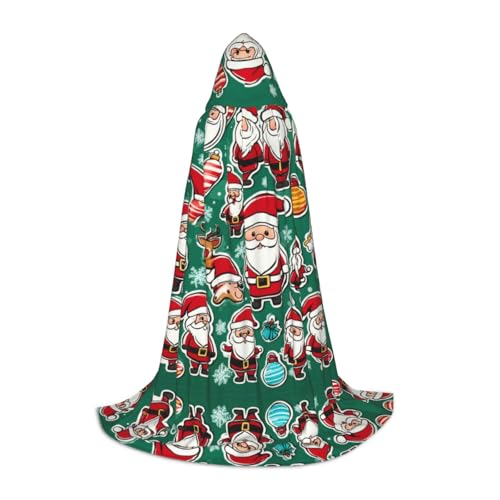 GFXEDSAH Weihnachtsumhang mit lustigem Zwergen-Druck, mittelalterlicher Umhang mit bequemer Kapuze, perfekt für Rollenspiele und Partys GFXEDSAH Weihnachtsumhang mit lustigem Zwergen-Druck, mittelalterlicher Umhang mit bequemer Kapuze, perfekt für Rollenspiele und Partys von GFXEDSAH