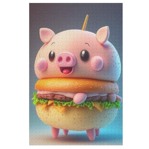1000 Teile Puzzle Für Erwachsene, süßes Schwein -Puzzles, Kinder HolzPuzzle, Kreatives Puzzle, Geschenk Für Freunde Und Familie 78×53cm 1000 Teile Puzzle Für Erwachsene, süßes Schwein -Puzzles, Kinder HolzPuzzle, Kreatives Puzzle, Geschenk Für Freunde Und Familie 78×53cm von GGJJTT