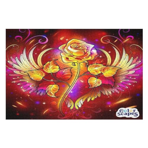 1000 Teile Puzzle Für Jugendliche,Rose Puzzles,Erwachsenenpuzzle,Holzpuzzles,Dekompressionsspiel,Spielzeugpuzzles 75×50cm 1000 Teile Puzzle Für Jugendliche,Rose Puzzles,Erwachsenenpuzzle,Holzpuzzles,Dekompressionsspiel,Spielzeugpuzzles 75×50cm von GGJJTT
