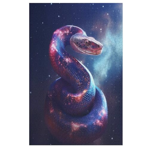 1000-teiliges Puzzle Für Erwachsene, Schlange Holzpuzzle, Gehirn-Herausforderung,Puzzles Spielzeugspiel 78×53cm 1000-teiliges Puzzle Für Erwachsene, Schlange Holzpuzzle, Gehirn-Herausforderung,Puzzles Spielzeugspiel 78×53cm von GGJJTT