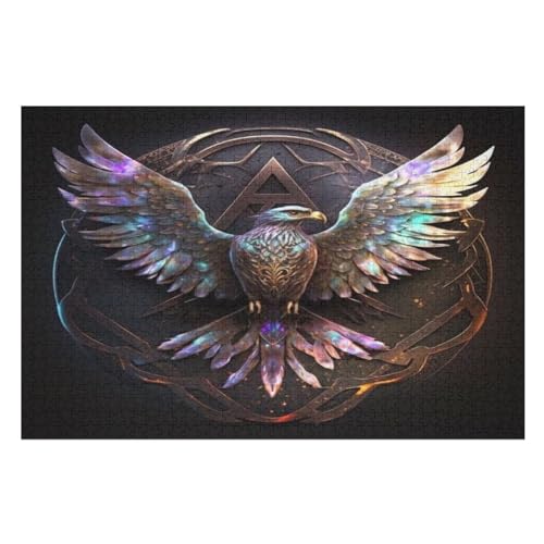 Adler 1000 Teile Puzzles Für Erwachsene, Impossible Puzzle, Geschicklichkeitsspiel Für Die Ganze Familie, Kinder Holzpuzzle 75×50cm Adler 1000 Teile Puzzles Für Erwachsene, Impossible Puzzle, Geschicklichkeitsspiel Für Die Ganze Familie, Kinder Holzpuzzle 75×50cm von GGJJTT