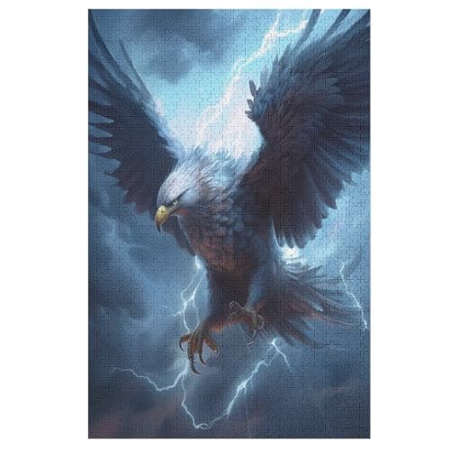 Adler Holzpuzzle - Puzzle Für Erwachsene, 1000-teilige Puzzles Für Teenager Und Kinder, Herausfordernde Spiele 78×53cm Adler Holzpuzzle - Puzzle Für Erwachsene, 1000-teilige Puzzles Für Teenager Und Kinder, Herausfordernde Spiele 78×53cm von GGJJTT