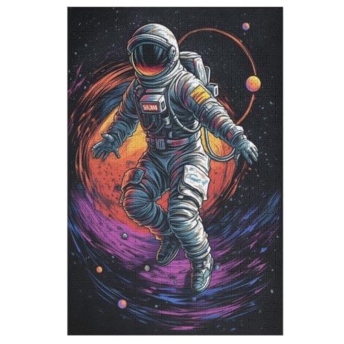Astronaut 1000 Teile Puzzles Für Erwachsene Holzpuzzle Familienpuzzlespiel Stressabbau-Puzzle Für Erwachsene Kinder Ab 12 Jahren 78×53cm Astronaut 1000 Teile Puzzles Für Erwachsene Holzpuzzle Familienpuzzlespiel Stressabbau-Puzzle Für Erwachsene Kinder Ab 12 Jahren 78×53cm von GGJJTT