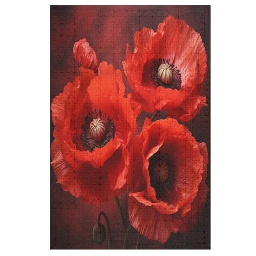 Blume 1000 Teile Puzzles Für Erwachsene,Holzpuzzle - Verringerter Druck Schwieriges Unmögliche Puzzle Für Erwachsene 12+ Kinder 78×53cm Blume 1000 Teile Puzzles Für Erwachsene,Holzpuzzle - Verringerter Druck Schwieriges Unmögliche Puzzle Für Erwachsene 12+ Kinder 78×53cm von GGJJTT