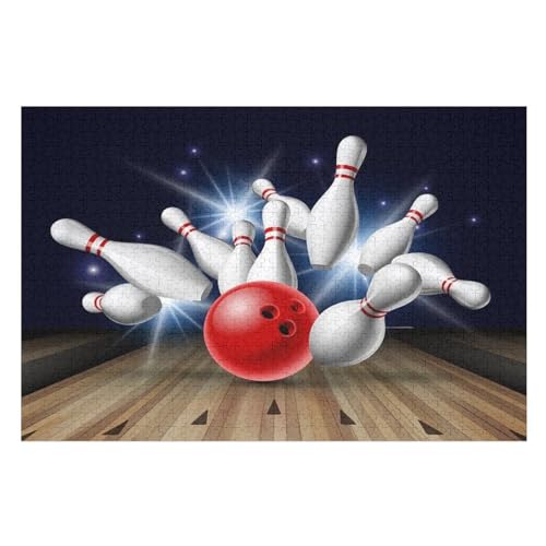 Bowling 1000 Teile Puzzles Für Erwachsene Holzpuzzle Familienpuzzlespiel Stressabbau-Puzzle Für Erwachsene Kinder Ab 12 Jahren 75×50cm Bowling 1000 Teile Puzzles Für Erwachsene Holzpuzzle Familienpuzzlespiel Stressabbau-Puzzle Für Erwachsene Kinder Ab 12 Jahren 75×50cm von GGJJTT