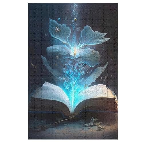 Buch -Puzzle, 1000 Teile,Holzpuzzle Für Erwachsene Kinder, Lustiges Spielzeug, Denkspiel, Bildungsspiel, 78×53cm Buch -Puzzle, 1000 Teile,Holzpuzzle Für Erwachsene Kinder, Lustiges Spielzeug, Denkspiel, Bildungsspiel, 78×53cm von GGJJTT