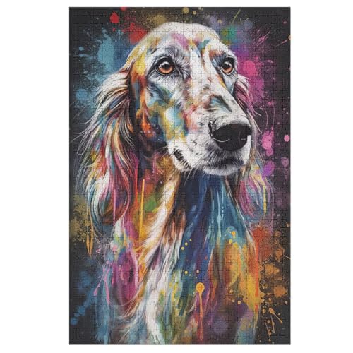 Cute Hund -Puzzle, 1000 Teile,Holzpuzzle Für Erwachsene Kinder, Lustiges Spielzeug, Denkspiel, Bildungsspiel, 78×53cm Cute Hund -Puzzle, 1000 Teile,Holzpuzzle Für Erwachsene Kinder, Lustiges Spielzeug, Denkspiel, Bildungsspiel, 78×53cm von GGJJTT