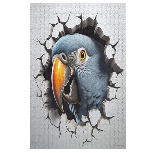 Cute Papagei Puzzle Für Erwachsene,1000-teiliges Puzzles, Für Erwachsene Und Kinder,Holzpuzzle,Lernspielzeug, 78×53cm Cute Papagei Puzzle Für Erwachsene,1000-teiliges Puzzles, Für Erwachsene Und Kinder,Holzpuzzle,Lernspielzeug, 78×53cm von GGJJTT