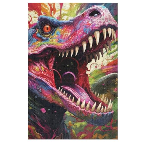 Dinosaurier Puzzles 1000 Teile Erwachsener Kniffel Spaß Für Die Ganze Familie, Holzpuzzle Kinder Erwachsene, Impossible Puzzle Schwer 78×53cm Dinosaurier Puzzles 1000 Teile Erwachsener Kniffel Spaß Für Die Ganze Familie, Holzpuzzle Kinder Erwachsene, Impossible Puzzle Schwer 78×53cm von GGJJTT