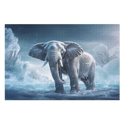 ElefAmeise Holzpuzzle 1000 Teile, Knobelspiele Für Erwachsene, Teenager, Puzzles Unmögliche - Kinder Puzzle Zimmer Deko 75×50cm ElefAmeise Holzpuzzle 1000 Teile, Knobelspiele Für Erwachsene, Teenager, Puzzles Unmögliche - Kinder Puzzle Zimmer Deko 75×50cm von GGJJTT