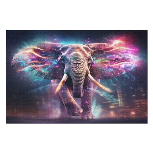 ElefAmeise -Puzzle, 1000 Teile,Holzpuzzle Für Erwachsene Kinder, Lustiges Spielzeug, Denkspiel, Bildungsspiel, 75×50cm ElefAmeise -Puzzle, 1000 Teile,Holzpuzzle Für Erwachsene Kinder, Lustiges Spielzeug, Denkspiel, Bildungsspiel, 75×50cm von GGJJTT