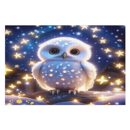Eule Holzpuzzle 1000 Teile, Knobelspiele Für Erwachsene, Teenager, Puzzles Unmögliche - Kinder Puzzle Zimmer Deko 75×50cm Eule Holzpuzzle 1000 Teile, Knobelspiele Für Erwachsene, Teenager, Puzzles Unmögliche - Kinder Puzzle Zimmer Deko 75×50cm von GGJJTT