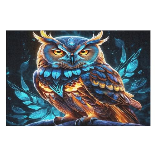 Eule Holzpuzzle Erwachsene - 1000 Teiliges Jigsaw Knobelspiel - Puzzle Für Erwachsene & Kinder - Outdoor & Reisespielzeug 75×50cm Eule Holzpuzzle Erwachsene - 1000 Teiliges Jigsaw Knobelspiel - Puzzle Für Erwachsene & Kinder - Outdoor & Reisespielzeug 75×50cm von GGJJTT