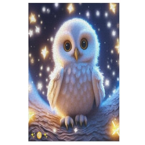 Eule -Puzzle, 1000 Teile,Holzpuzzle Für Erwachsene Kinder, Lustiges Spielzeug, Denkspiel, Bildungsspiel, 78×53cm Eule -Puzzle, 1000 Teile,Holzpuzzle Für Erwachsene Kinder, Lustiges Spielzeug, Denkspiel, Bildungsspiel, 78×53cm von GGJJTT