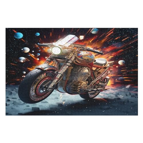 FAmeiseasy Motorbike Puzzle 1000 Teile, Holzpuzzle Herausforderndes Geschicklichkeitsspiel Kinder Erwachsenenpuzzle Ab 12 Jahren 75×50cm FAmeiseasy Motorbike Puzzle 1000 Teile, Holzpuzzle Herausforderndes Geschicklichkeitsspiel Kinder Erwachsenenpuzzle Ab 12 Jahren 75×50cm von GGJJTT
