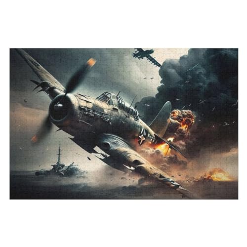 Flugzeug Holzpuzzle Erwachsene - 1000 Teiliges Jigsaw Knobelspiel - Puzzle Für Erwachsene & Kinder - Outdoor & Reisespielzeug 75×50cm Flugzeug Holzpuzzle Erwachsene - 1000 Teiliges Jigsaw Knobelspiel - Puzzle Für Erwachsene & Kinder - Outdoor & Reisespielzeug 75×50cm von GGJJTT