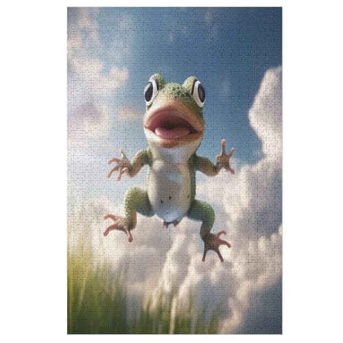 Frosch Puzzle 1000 Teile, Holzpuzzle Herausforderndes Geschicklichkeitsspiel Für Die Ganze Familie, Kinder Erwachsenenpuzzle Ab 12 Jahren 78×53cm Frosch Puzzle 1000 Teile, Holzpuzzle Herausforderndes Geschicklichkeitsspiel Für Die Ganze Familie, Kinder Erwachsenenpuzzle Ab 12 Jahren 78×53cm von GGJJTT