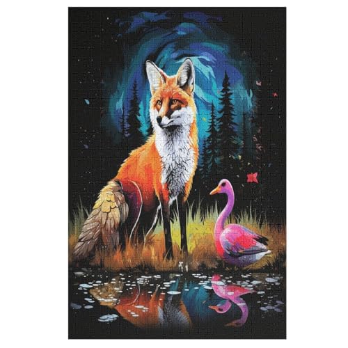 Fuchs -Puzzle, 1000 Teile,Holzpuzzle Für Erwachsene Kinder, Lustiges Spielzeug, Denkspiel, Bildungsspiel, 78×53cm Fuchs -Puzzle, 1000 Teile,Holzpuzzle Für Erwachsene Kinder, Lustiges Spielzeug, Denkspiel, Bildungsspiel, 78×53cm von GGJJTT