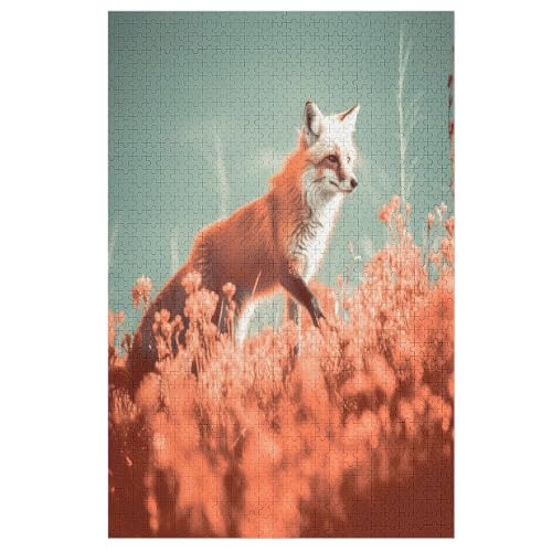 Fuchs -Puzzle, 1000 Teile,Holzpuzzle Für Erwachsene Kinder, Lustiges Spielzeug, Denkspiel, Bildungsspiel, 78×53cm Fuchs -Puzzle, 1000 Teile,Holzpuzzle Für Erwachsene Kinder, Lustiges Spielzeug, Denkspiel, Bildungsspiel, 78×53cm von GGJJTT