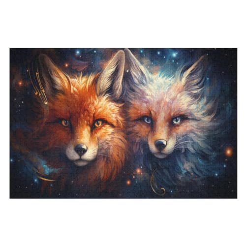 Fuchs Puzzles 1000 Teile Erwachsener Kniffel Spaß Für Die Ganze Familie, Holzpuzzle Kinder Erwachsene, Impossible Puzzle Schwer 75×50cm Fuchs Puzzles 1000 Teile Erwachsener Kniffel Spaß Für Die Ganze Familie, Holzpuzzle Kinder Erwachsene, Impossible Puzzle Schwer 75×50cm von GGJJTT