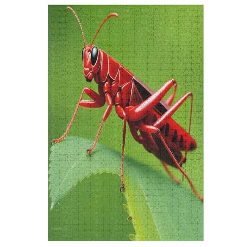 Heuschrecke Puzzle 1000 Teile, Holzpuzzle Herausforderndes Geschicklichkeitsspiel, Kinder Erwachsenenpuzzle Ab 12 Jahren 78×53cm Heuschrecke Puzzle 1000 Teile, Holzpuzzle Herausforderndes Geschicklichkeitsspiel, Kinder Erwachsenenpuzzle Ab 12 Jahren 78×53cm von GGJJTT