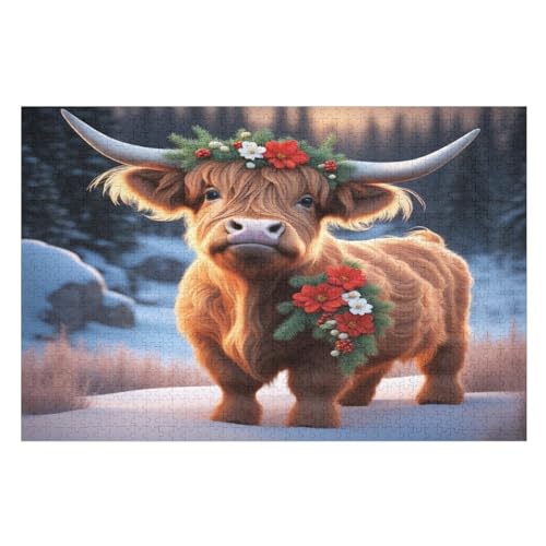 Highland Katzetle Puzzles 1000 Teile Erwachsener Kniffel Spaß Für Die Ganze Familie, Holzpuzzle Kinder Erwachsene, Impossible Puzzle Schwer 75×50cm Highland Katzetle Puzzles 1000 Teile Erwachsener Kniffel Spaß Für Die Ganze Familie, Holzpuzzle Kinder Erwachsene, Impossible Puzzle Schwer 75×50cm von GGJJTT