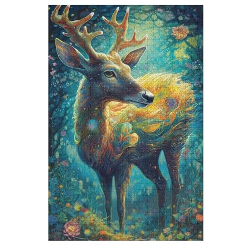 Hirsch Puzzles 1000 Teile Erwachsener Kniffel Spaß Für Die Ganze Familie, Holzpuzzle Kinder Erwachsene, Impossible Puzzle Schwer 78×53cm Hirsch Puzzles 1000 Teile Erwachsener Kniffel Spaß Für Die Ganze Familie, Holzpuzzle Kinder Erwachsene, Impossible Puzzle Schwer 78×53cm von GGJJTT