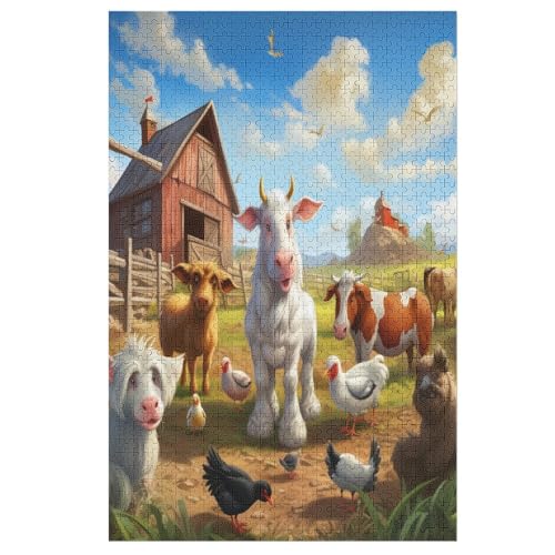 Holzpuzzle 1000 Teile, Afrikanisches Tiers Puzzles Erwachsene Und Kinder, Am Besten Für Die Familienspielsammlung 78×53cm Holzpuzzle 1000 Teile, Afrikanisches Tiers Puzzles Erwachsene Und Kinder, Am Besten Für Die Familienspielsammlung 78×53cm von GGJJTT