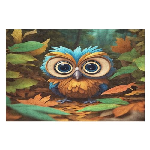 Holzpuzzle 1000 Teile, Eule Puzzles Erwachsene Und Kinder, Am Besten Für Die Familienspielsammlung 75×50cm Holzpuzzle 1000 Teile, Eule Puzzles Erwachsene Und Kinder, Am Besten Für Die Familienspielsammlung 75×50cm von GGJJTT