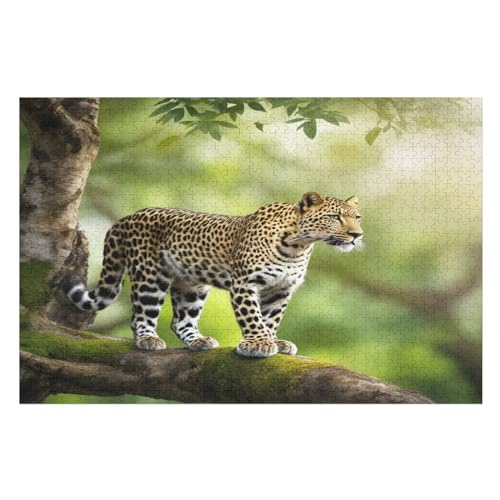 Holzpuzzle 1000 Teile, Gepard Puzzles Erwachsene Und Kinder, Am Besten Für Die Familienspielsammlung - Puzzle （75×50cm） von GGJJTT